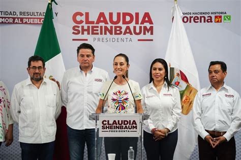 Claudia Sheinbaum hace llamado al INE para que informe a la ciudadanía