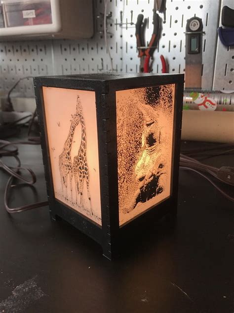 Custom lanterns with animals and Star Wars - Made on a Glowforge ...