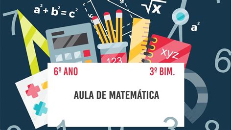 6º Ano MATEMÁTICA Aula do dia 03 09 2020 YouTube