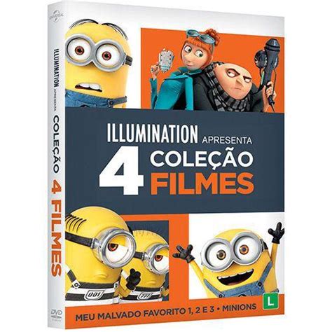 Box Dvd Coleção Meu Malvado Favorito Minions Universal Filmes