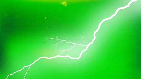 Neon Green Lightning Background Graphic Stock Illustration