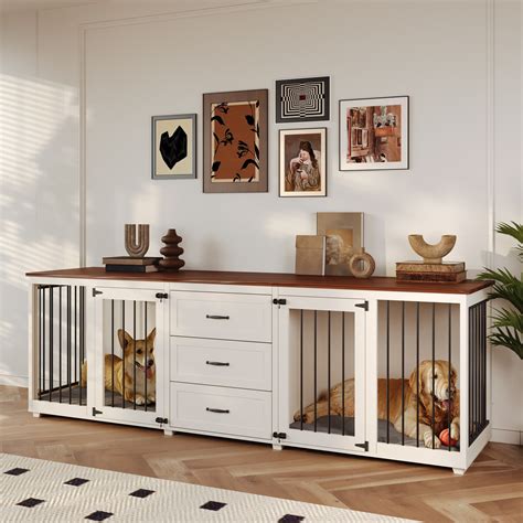 Tucker Murphy Pet™ Extra Large Dog Crate Furniture - Indoor Wooden Furniture Style Dog Crate