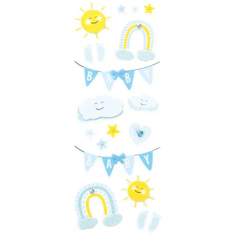 R Ssler Sticker Baby Sonne Hellblau