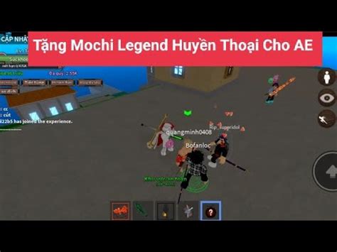 ROBLOX KING LEGACY TẶNG MOCHI TRÁI BỘT LEGEND HUYỀN THOẠI CHO AE YouTube