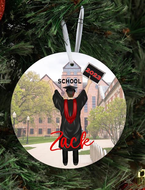 College College Graduation Graduation Ornament Christmas Ornament Personalized Ornament