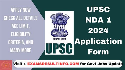 Upsc Nda Notification Out Apply Now Upsc Gov In