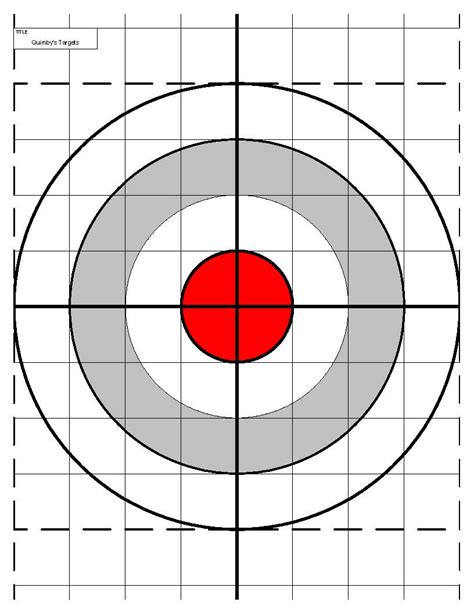 Cibles à imprimer pour le tir 50m 100m et 300m