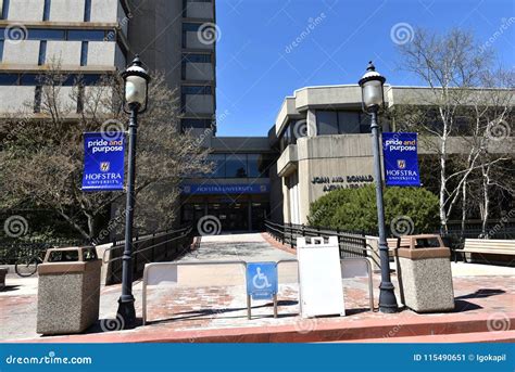 hempstead hofstra university  york usa editorial photo image