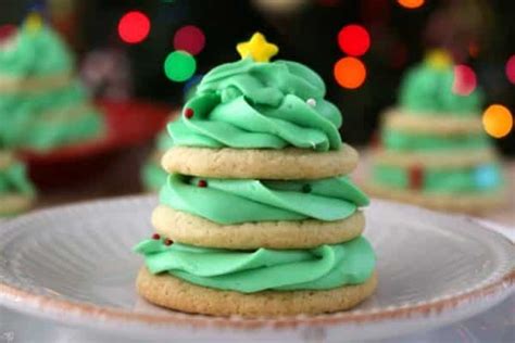 Awesome Stacked Christmas Tree Sugar Cookies Scrappy Geek