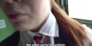 Czechstreets Sex With A Conductor In The Toilet Tnaflix