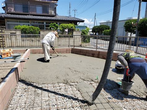 Kz邸 駐車場の土間コンクリート打設 ローコストで大満足の仕上がり！群馬県でエクステリア・外構ならガーデンデザインaoki