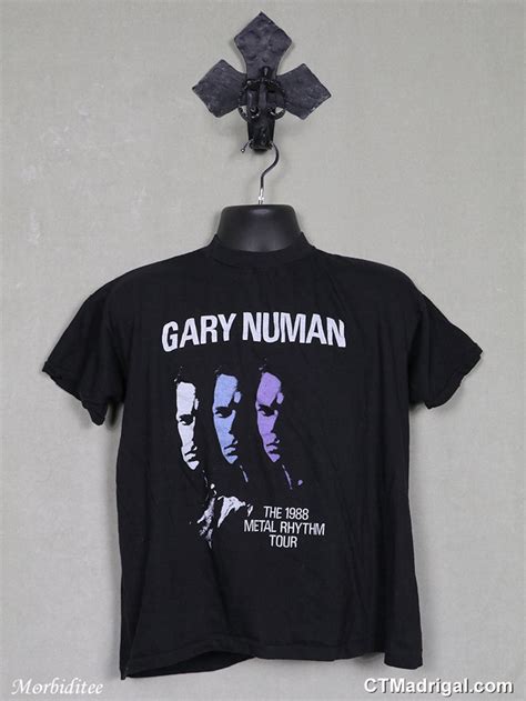 Gary Numan Tour T Shirt Vintage Rare Shirt Kraftwerk Depeche Etsy