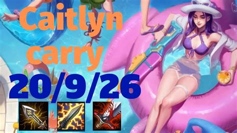 Caitlyn Carry Aram Match League Of Legends Replay