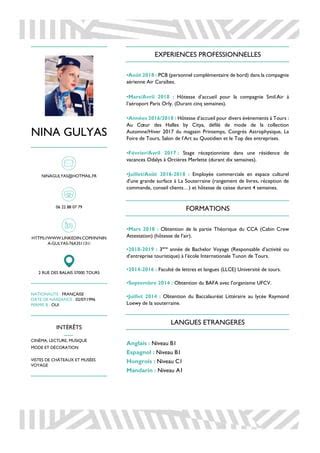 Nina Gulyas Cv Pdf