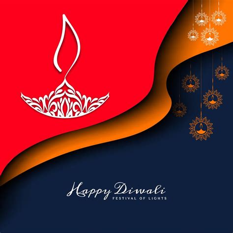 Abstract Happy Diwali Festival Greeting Background 257849 Vector Art At