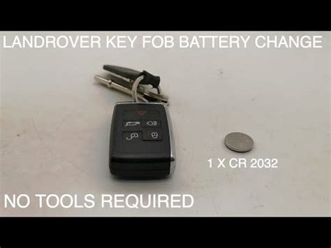 Come Sostituire La Batteria Della Chiave Della Land Rover Discovery