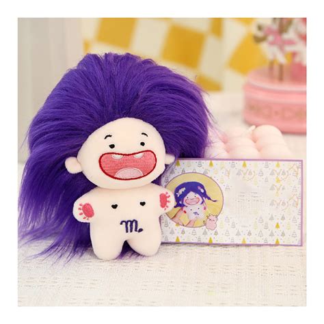 Cm Naked Doll Toy Colorful Fluffy Hair Deciduous Teeth Constellation Plushies Pretend