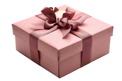 Pink T Box With Satin Ribbon 48220074 Png