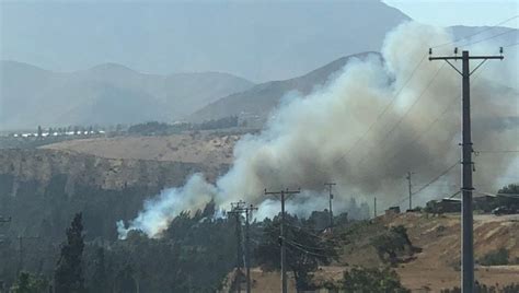 Declaran Alerta Roja Para La Comuna De Ovalle Por Incendio Forestal