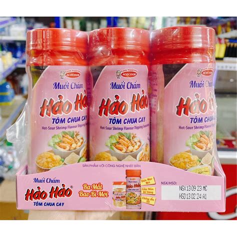 MUỐI CHẤM HẢO HẢO TÔM CHUA CAY 120G | Shopee Việt Nam