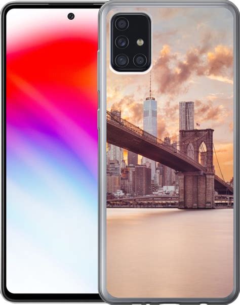 Samsung Galaxy A G Hoesje Brooklyn Brug En De Skyline Van New York