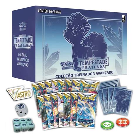 Box Pokemon Treinador Avan Ado Tempestade Prateada Ee Cartas