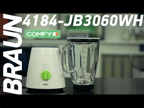 Braun 4184-JB3060WH BL - немецкий блендер со стеклянной колбой - Обзор ...