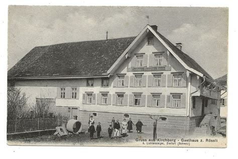 Gruss Aus Kirchberg Sg Gasthaus R Ssli Lichtensteiger Kaufen