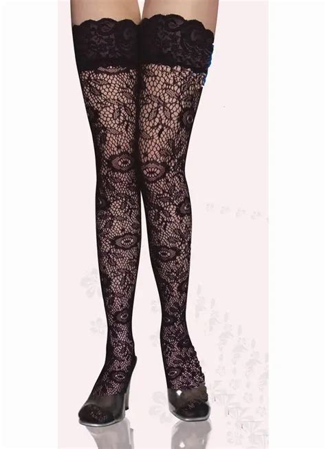 Seducing Flower Decoration Stockings Sexy Hot Lace Thigh High Stockings In Stockings From