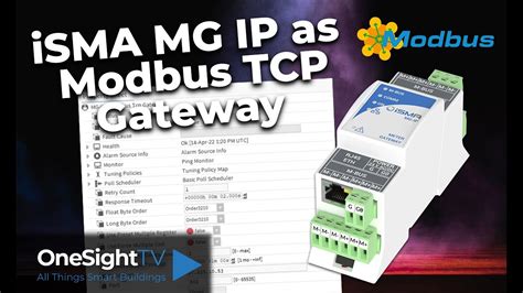 How To Use The Isma B Mg Ip As A Modbus Tcp Gateway Youtube