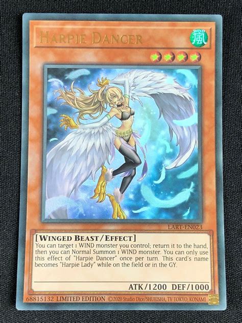 Yugioh Harpie Dancer Lart En023 Ultra Nm Ebay