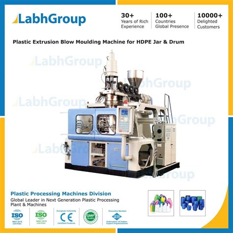 Plastic Hdpe Jar Drum Making Plant Machines Capacity Upto Jar Hr