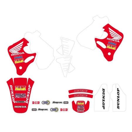 HONDA CR 125 R 93 94 CR 250 R 92 94 KIT DECO TECNOSEL TEAM 1992