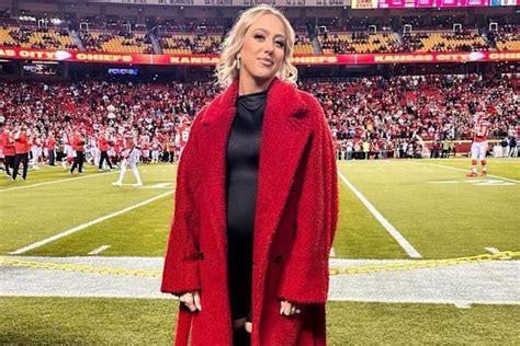 Pregnant Brittany Mahomes Poses In Naked Dress With Daughter Sterling