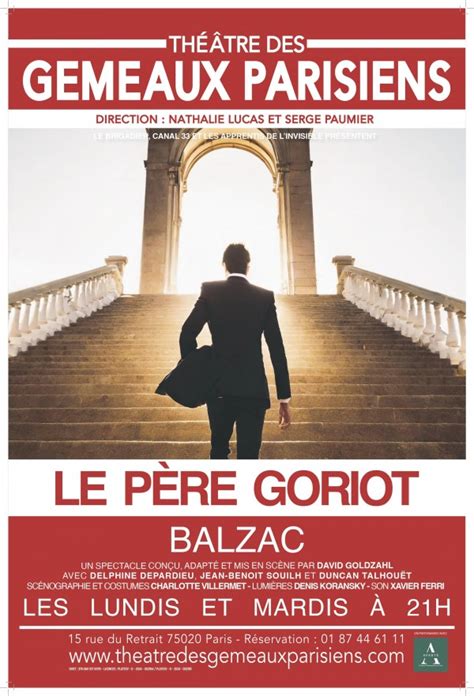 Actualité Le Père Goriot dHonoré de Balzac au théâtre des