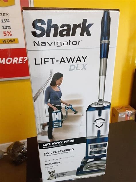 Shark Nv360 Lift Away Deluxe Upright Vacuum Cleaner Blue 622356542739 Ebay