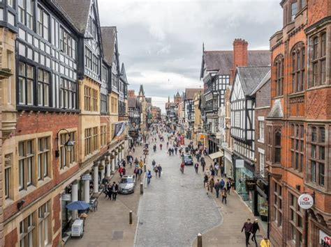 Eastgate Street In Chester England Editorial Image Image Of Shopping