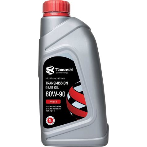 Масло трансмиссионное Tamashi минеральное 1л SAE 80W-90, API GL-5 ...