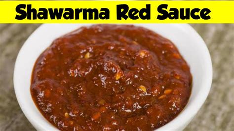 Shawarma Red Chili Sauce Recipe By Dilawaiz Spicy Red Sauce Hot