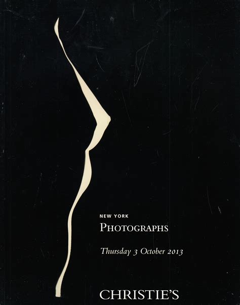 Christies Photographs New York 10313 Sale 2732 Auction Catalogs