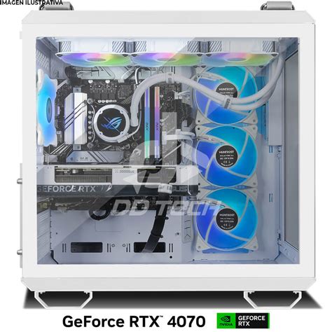 Computadora PRIDE GAMING PBA WHITE SEAL NVIDIA GeForce RTX 4070