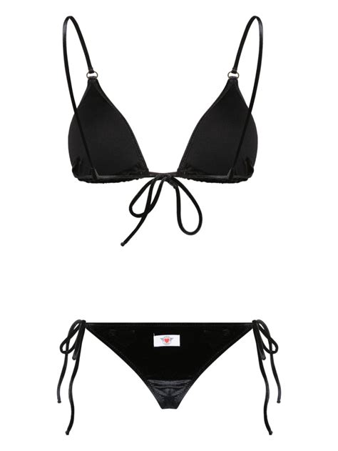 BIKINI LOVERS Bella Velvet Bikini Farfetch