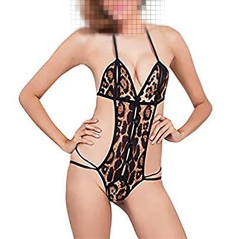 Buy Shopluvonline Women Hot And Sexy Leopard Lingerie Mini Babydoll