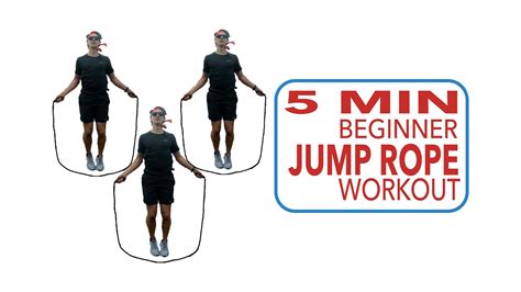 Jump Rope Workout For Beginners 5 Min Youtube