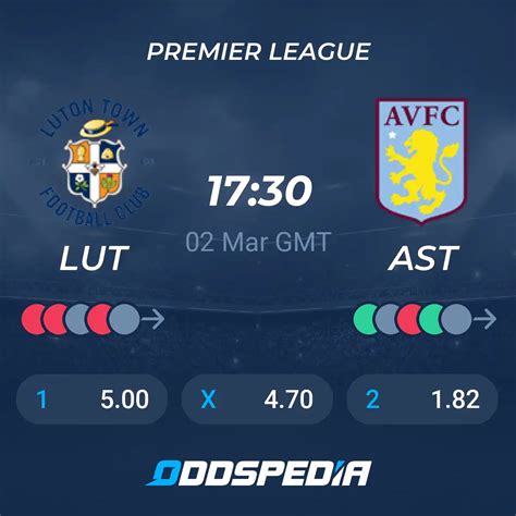 Luton Town Vs Aston Villa Predictions Odds Live Score And Stats