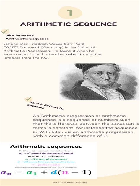 Arithmetic Sequence | PDF