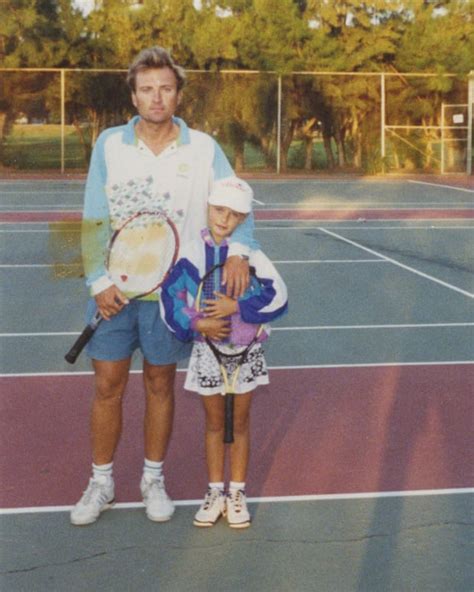 Maria Sharapova With her father Yuri in their first few days in ...