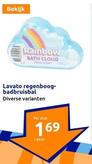 Lavato Regenboog Badbruisbal Aanbieding Bij Action