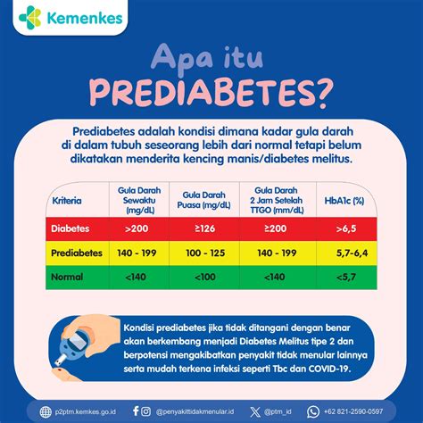 edukasi dm tipe  dm tipe  kemenkes   prediabetes