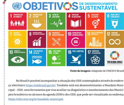 Os 17 Objetivos do Desenvolvimento Sustentável Download Scientific